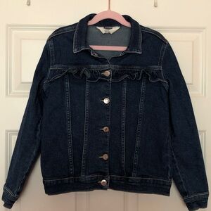 H&M Girls Blue Denim Jacket, size 10